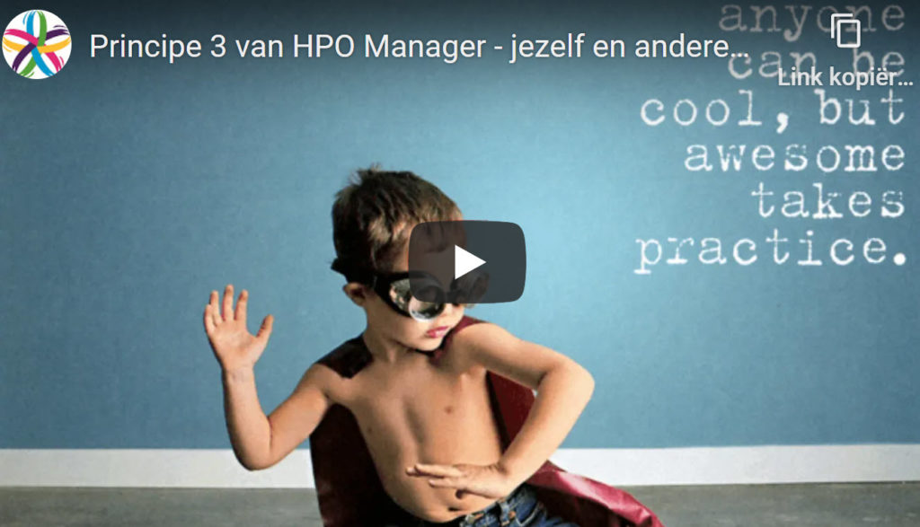 principe 3 van de HPO Manager