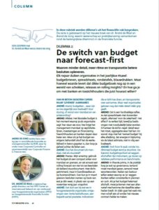 De switch van budget naar forecast-first