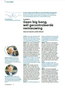 Geen big bang, wél gecontroleerde vernieuwing (PDF)